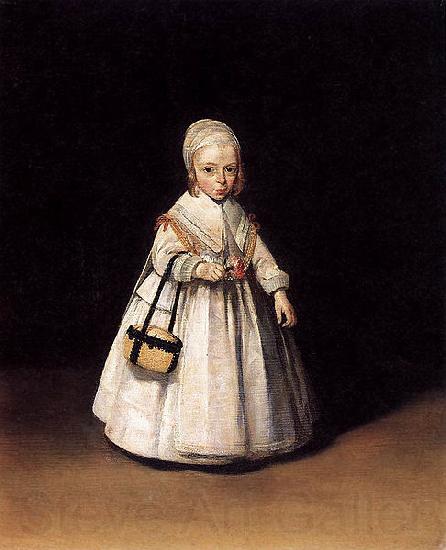 Gerard ter Borch the Younger Portrait of Helena van der Schalcke (1646-1671). Norge oil painting art